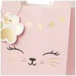 torebka prezentowa slodki kotek rozowy jasny partydeco 27 5 x 18 x 10 5 cm