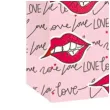 torebka prezentowa usta czerwone love partypal 32x26x12 cm