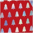 torebka prezentowa xmas choinki czerwona partypal 18x23x10 cm