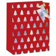 torebka prezentowa xmas choinki czerwona partypal 26x32x12 5 cm
