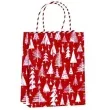 torebka prezentowa xmas choinki czerwona partypal 32x42x12 cm