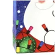torebka prezentowa xmas mikolaj niebieska partypal 26x32x12 5 cm