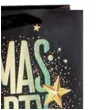 torebka prezentowa xmas party czarna partypal 32x42x12 cm
