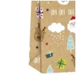 torebka prezentowa xmas prezenty zlota partypal 32x42x12 cm