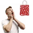 torebka prezentowa xmas renifer czerwona partypal 26x32x12 5 cm