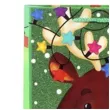 torebka prezentowa xmas renifer zielona partypal 32x42x12 cm
