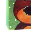 torebka prezentowa xmas renifer zielona partypal 32x42x12 cm