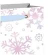torebka prezentowa xmas sniezki biala partypal 18x23x10 cm