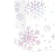 torebka prezentowa xmas sniezki biala partypal 32x42x12 cm