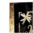 torebka prezentowa xmas zyczenia czarna partypal 32x42x12 cm