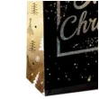 torebka prezentowa xmas zyczenia czarna partypal 32x42x12 cm