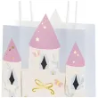 torebka prezentowa zamek ksiezniczki fioletowy partydeco 14 x 8 x 20 cm