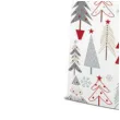 torebka prezentowa zimowa sceneria biala paw 12x37 cm