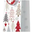 torebka prezentowa zimowa sceneria biala paw 12x37 cm