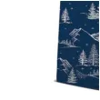 torebka prezentowa zimowa sceneria granatowa paw 12x37 cm