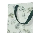 torebka prezentowa zimowy klimat galazki zielona paw 17x17x6 cm