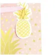 torebka prezentowa zloty ananas rozowa partypal 23 x 18 cm