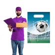 torebki foliowe pilka nozna soccer fans procos 6 szt