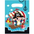 torebki foliowe wyspa piratow amscan 23x16 cm 8 szt