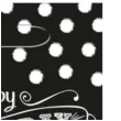 torebki happy birthday paski i kropki bialo czarne amscan 8 szt