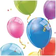 torebki papierowe balony sparling balloons procos 22x13 cm 4 szt