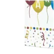 torebki papierowe party happy birthday streamers procos 24x13 cm 4 szt