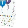 torebki papierowe party happy birthday streamers procos 24x13 cm 4 szt