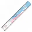 tuba strzelajaca konfetti baby shower boy blekitny triplex 30 cm