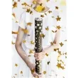 tuba strzelajaca konfetti gwiazdki zloty partydeco 60 cm