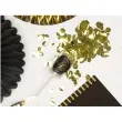 tuba strzelajaca konfetti kolka push pop zloty partydeco 18 cm