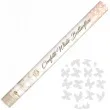tuba strzelajaca konfetti motylki bialy godan 60 cm