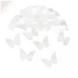 tuba strzelajaca konfetti motylki bialy partydeco 20 cm