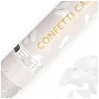 tuba strzelajaca konfetti motylki bialy partydeco 20 cm
