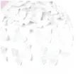 tuba strzelajaca konfetti motylki bialy partydeco 28 cm