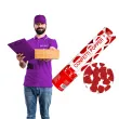 tuba strzelajaca konfetti platki roz czerwony partypal 30 cm