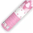 tuba strzelajaca konfetti serca bialy partydeco 40 cm