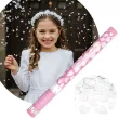 tuba strzelajaca konfetti serca bialy partydeco 60 cm