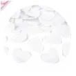 tuba strzelajaca konfetti serca bialy partydeco 80 cm