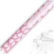 tuba strzelajaca konfetti serca bialy partydeco 80 cm