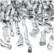 tuba strzelajaca konfetti serpentyny srebrny partydeco 60 cm