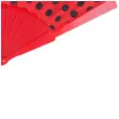 wachlarz kropki czerwono czarny materialowy funnyfashion