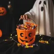 wiaderko do zbierania cukierkow na halloween dynia na slodycze dla dzieci cukierek albo psikus