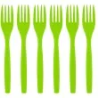 widelce plastikowe soczyste kolory zielony arpex 6 szt