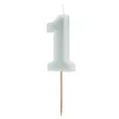 wieczka na tort cyfra 1 mi towy jasny partydeco 10 cm