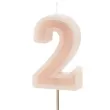 wieczka na tort cyfra 2 brudny r partydeco 10 cm