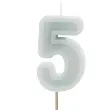 wieczka na tort cyfra 5 mi towy jasny partydeco 10 cm
