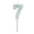 wieczka na tort cyfra 7 mi towy jasny partydeco 10 cm