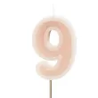 wieczka na tort cyfra 9 brudny r partydeco 10 cm