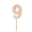 wieczka na tort cyfra 9 brudny r partydeco 10 cm