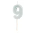 wieczka na tort cyfra 9 mi towy jasny partydeco 10 cm